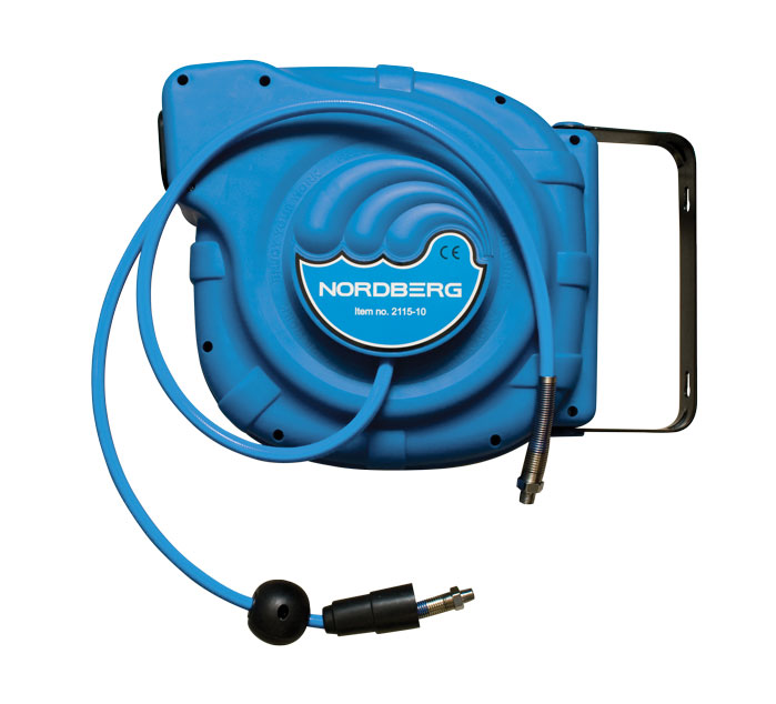 Шланг на самоскручивающейся катушке NORDBERG 2125-08 Шланг на самоскручивающейся катушке NORDBERG 2125-08