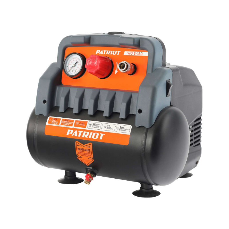 Компрессор безмасляный Patriot WO 6-180 Компрессор безмасляный Patriot WO 6-180