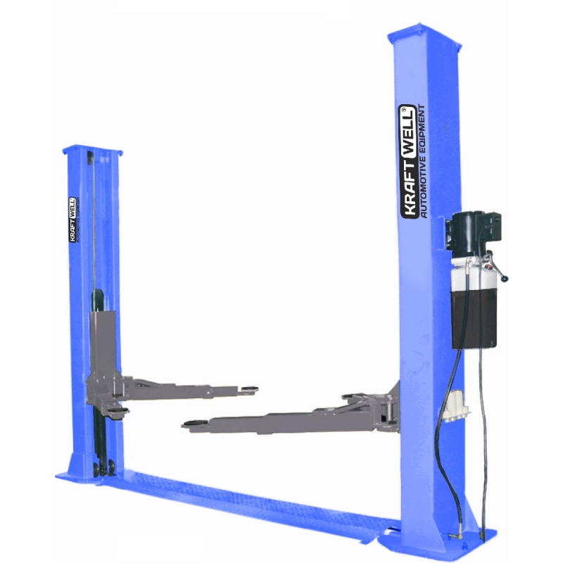 Подъемник двухстоечный KraftWell KRW5.5MXL_blue, г/п 5500 кг, электрогидравлический Подъемник двухстоечный KraftWell KRW5.5MXL_blue, г/п 5500 кг, электрогидравлический