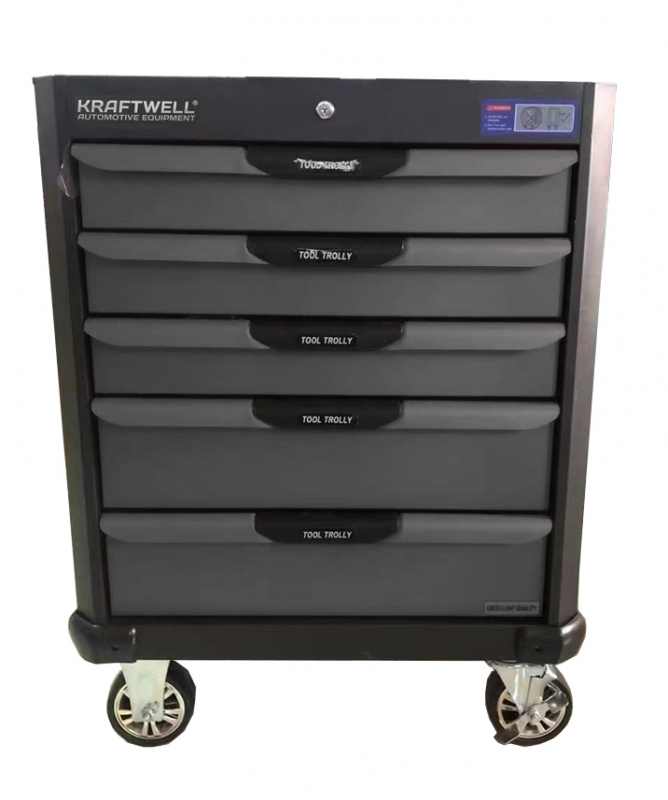Тележка инструментальная KraftWell KRW-TTG+SET157, 5 ящ, 157 предметов Тележка инструментальная KraftWell KRW-TTG+SET157, 5 ящ, 157 предметов