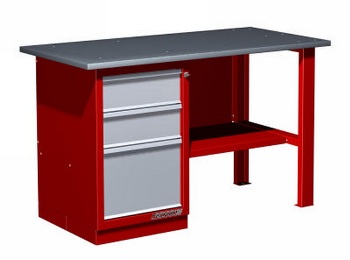 Слесарный металлический однотумбовый верстак FERRUM 01.103 Слесарный металлический однотумбовый верстак FERRUM 01.103