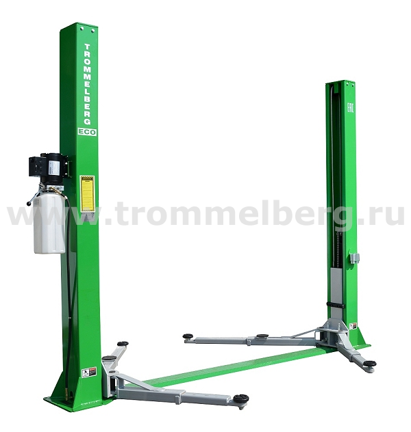 Подъемник двухстоечный Trommelberg ECO1140.220, г/п 4 т, электрогидравлический, 220 V Подъемник двухстоечный Trommelberg ECO1140.220, г/п 4 т, электрогидравлический, 220 V