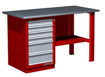 Слесарный металлический однотумбовый верстак FERRUM 01.108 Слесарный металлический однотумбовый верстак FERRUM 01.108