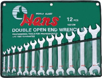 Набор рожковых ключей HANS 16510M, 10 предметов Набор рожковых ключей HANS 16510M, 10 предметов