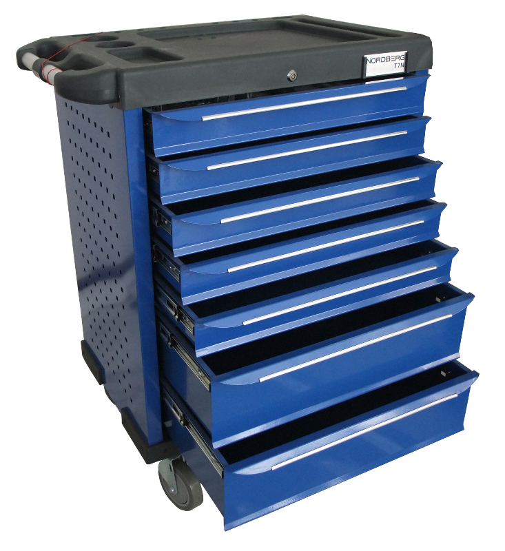 Тележка инструментальная 7 ящиков NORDBERG T7N Тележка инструментальная 7 ящиков NORDBERG T7N
