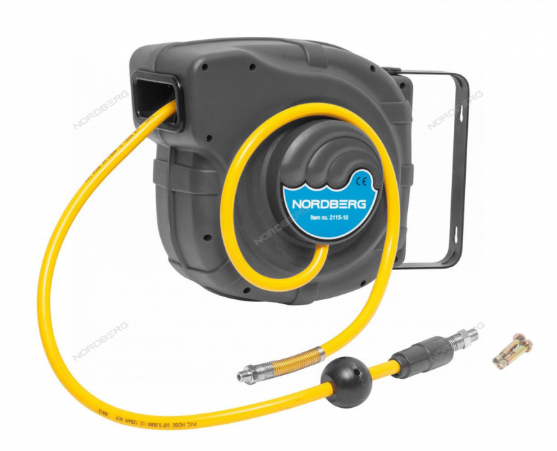 Катушка со шлангом автоматическая NORDBERG 2115-10G Катушка со шлангом автоматическая NORDBERG 2115-10G