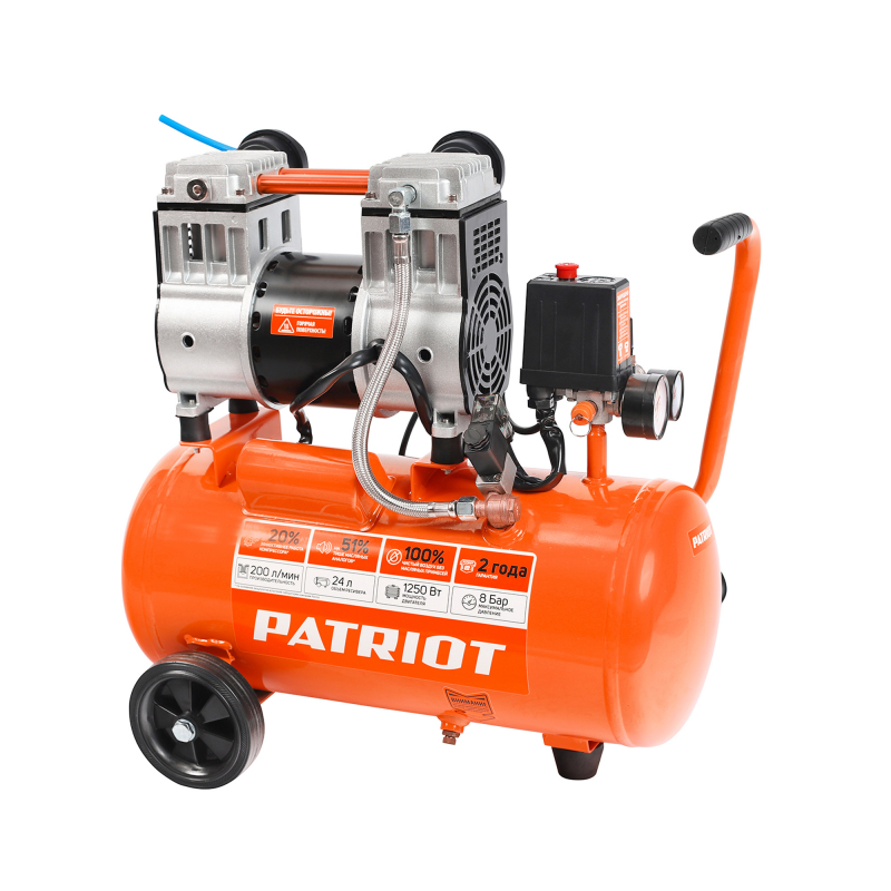 Компрессор безмасляный Patriot WO 24-220 Компрессор безмасляный Patriot WO 24-220
