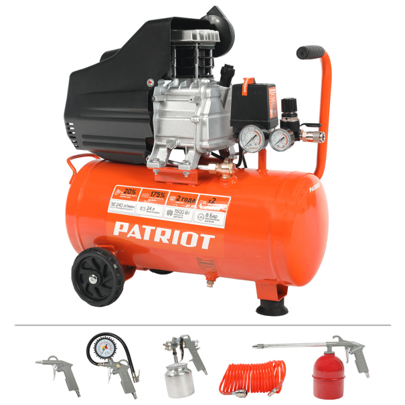 Компрессор масляный Patriot EURO 50-260K Компрессор масляный Patriot EURO 50-260K