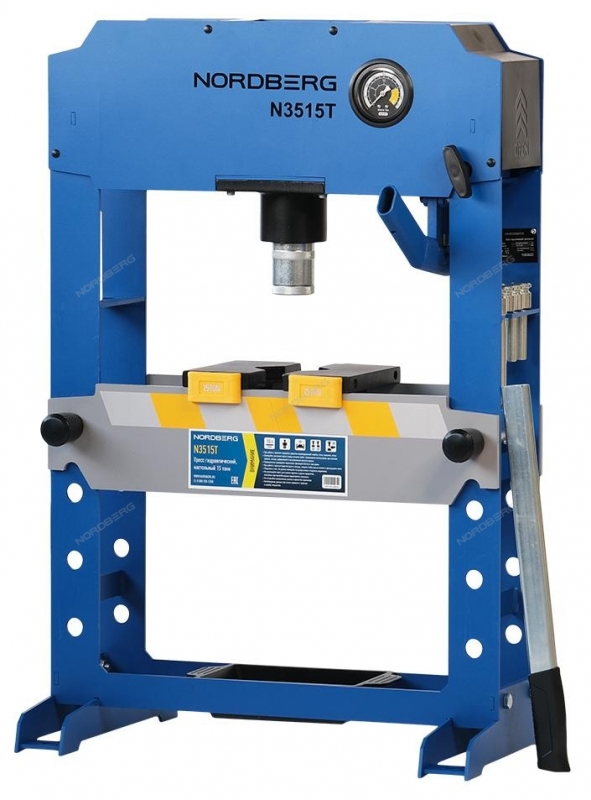 Пресс гидравлический NORDBERG PRO N3515T, усилие 15 т, настольный Пресс гидравлический NORDBERG PRO N3515T, усилие 15 т, настольный