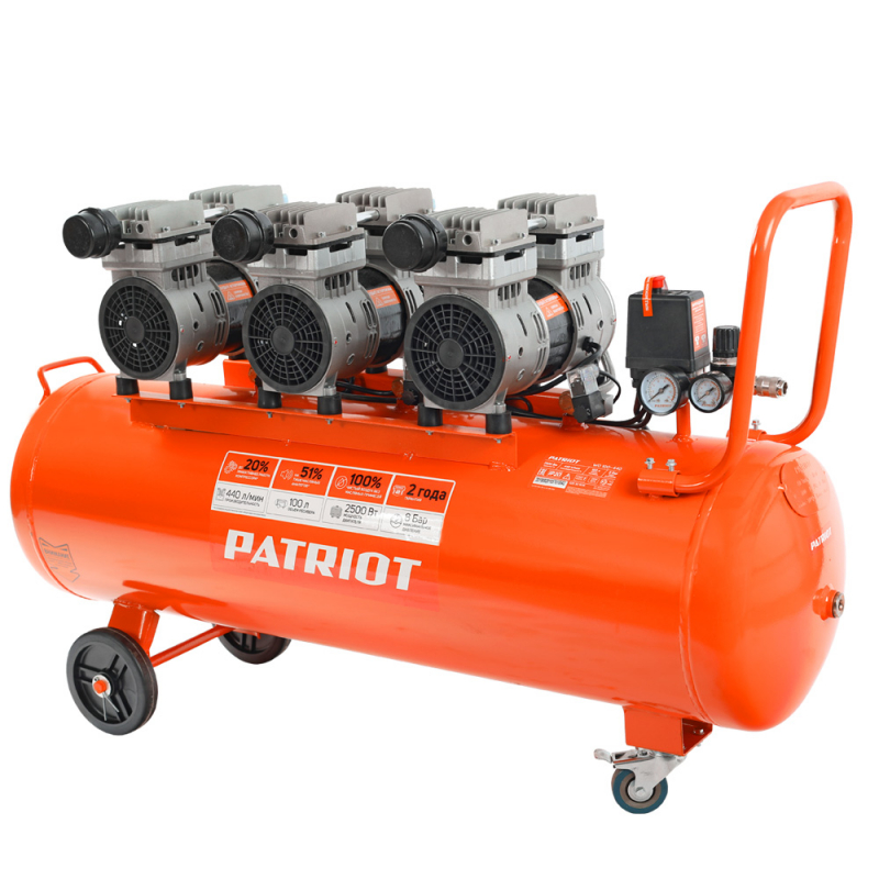 Компрессор безмасляный Patriot WO 100-440 Компрессор безмасляный Patriot WO 100-440