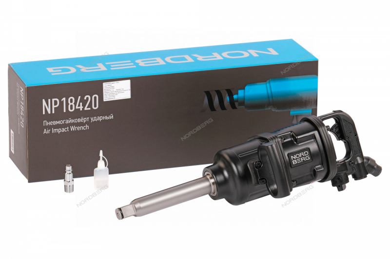 Пневмогайкoверт 1 NORDBERG NP18420, 4700Hм, 1" Пневмогайкoверт 1 NORDBERG NP18420, 4700Hм, 1"