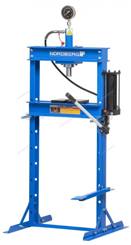 Пресс гидравлический напольный, усилие 12 т, ножной привод NORDBERG N3612F Пресс гидравлический напольный, усилие 12 т, ножной привод NORDBERG N3612F