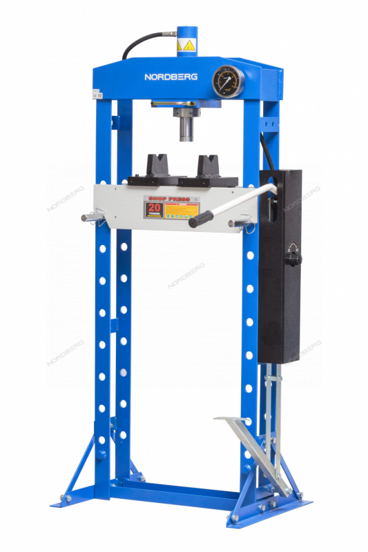 Пресс гидравлический напольный, усилие 20т NORDBERG N3620F Пресс гидравлический напольный, усилие 20т NORDBERG N3620F