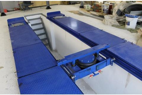 Ямные пути Strongbel 500*6400, в комплекте задние сдвижные площадки Ямные пути Strongbel 500*6400, в комплекте задние сдвижные площадки