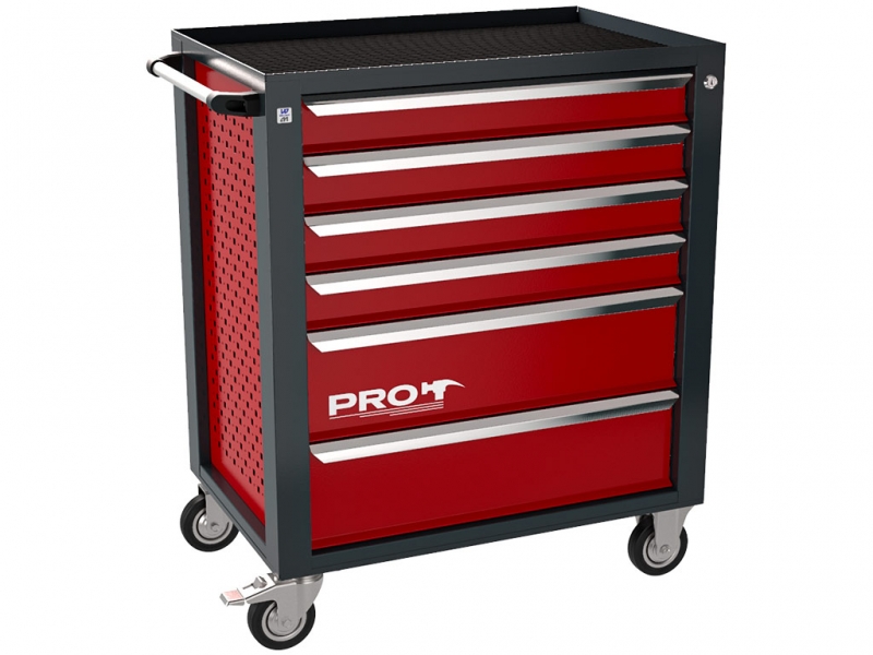 Тележка инструментальная, 6 ящ, профессиональная ТЗИ-6Pro Тележка инструментальная, 6 ящ, профессиональная ТЗИ-6Pro