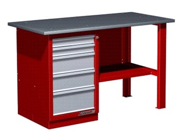 Слесарный металлический однотумбовый верстак FERRUM 01.105 Слесарный металлический однотумбовый верстак FERRUM 01.105