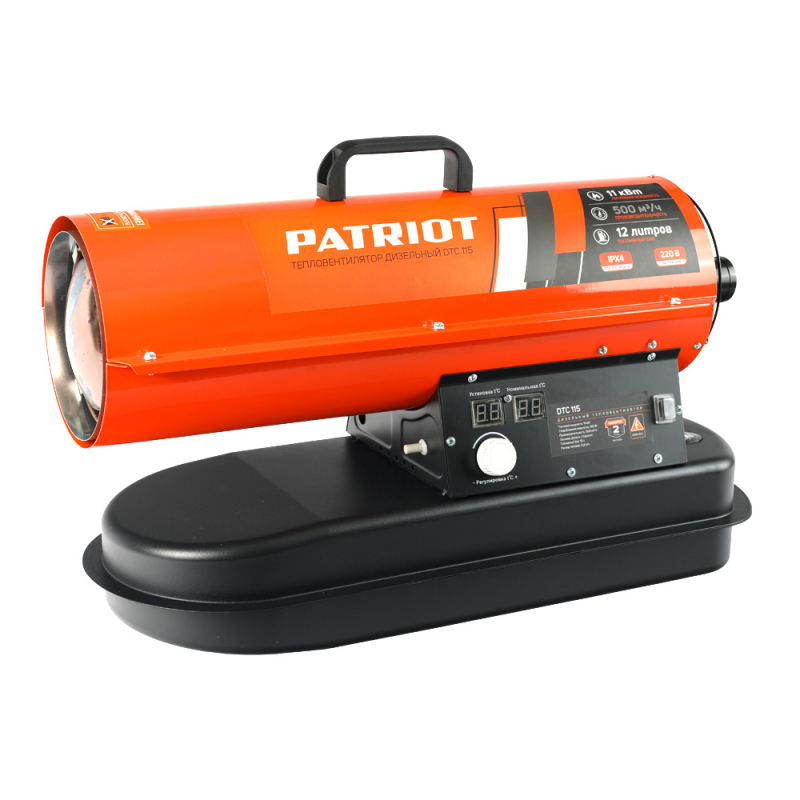 Дизельные тепловые пушки PATRIOT DTC 115 Дизельные тепловые пушки PATRIOT DTC 115