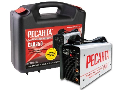 Сварочный инвертор, кейс РЕСАНТА САИ-250 Сварочный инвертор, кейс РЕСАНТА САИ-250