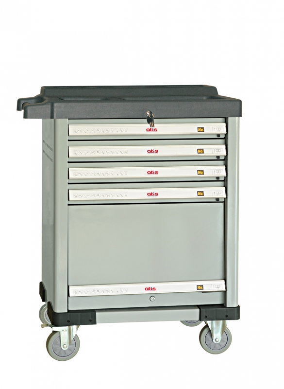 Тележка инструментальная Atis CT804, 5 ящ. Тележка инструментальная Atis CT804, 5 ящ.