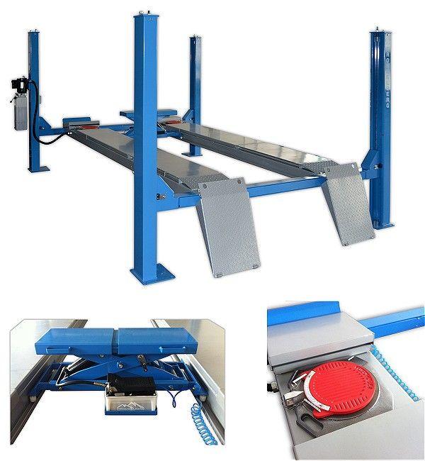 Подъемник четырехстоечный Trommelberg TST455CWAL, г/п 5.5 т, для сход-развала, с траверсой Подъемник четырехстоечный Trommelberg TST455CWAL, г/п 5.5 т, для сход-развала, с траверсой