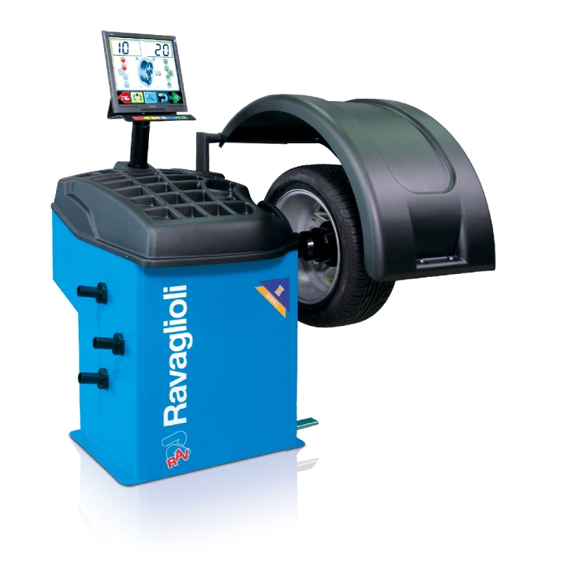 Балансировочный станок автоматический Ravaglioli G4.140R ЖК-монитор Балансировочный станок автоматический Ravaglioli G4.140R ЖК-монитор