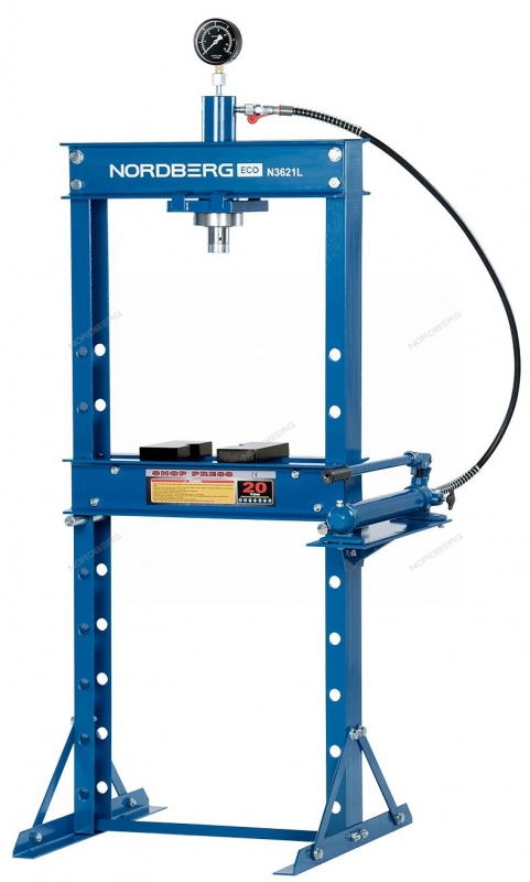 Гидравлический пресс Nordberg N3621L, усилие 20 т, ручной привод Гидравлический пресс Nordberg N3621L, усилие 20 т, ручной привод
