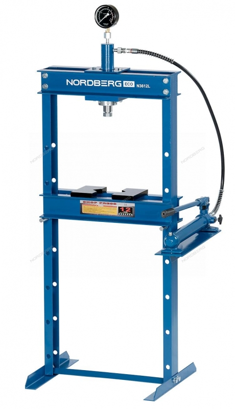 Пресс гидравлический NORDBERG N3612L, усилие 12 т, напольный Пресс гидравлический NORDBERG N3612L, усилие 12 т, напольный