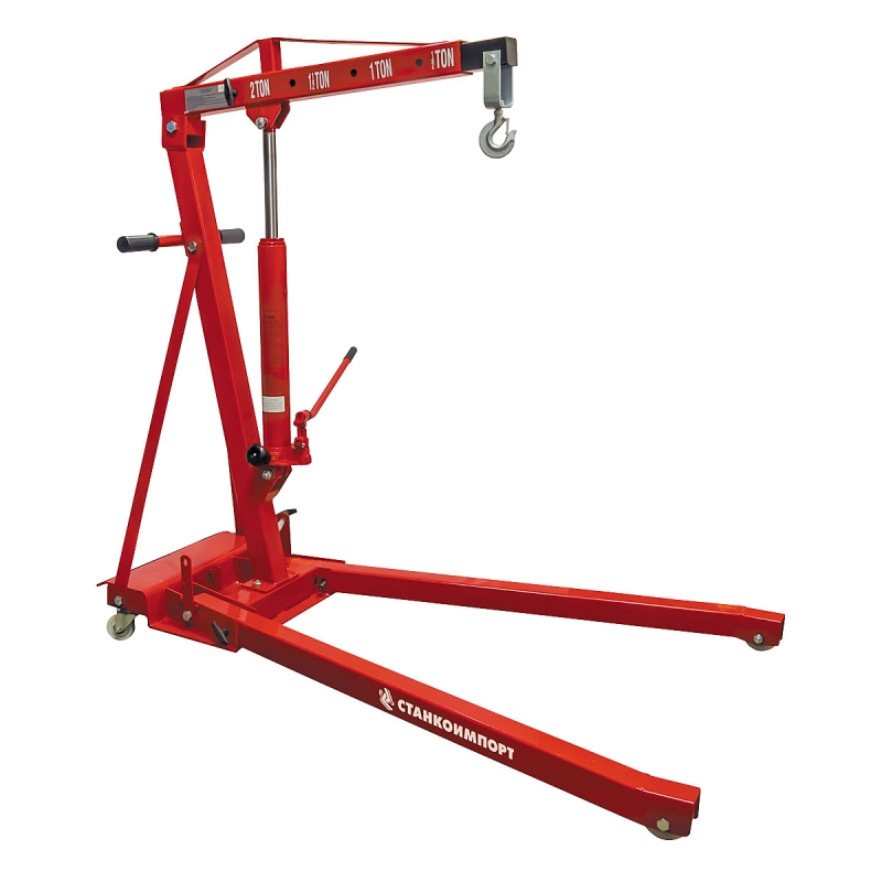Кран гаражный гидравлический Станкоимпорт T32002CE, 2 т, низкий профиль Кран гаражный гидравлический Станкоимпорт T32002CE, 2 т, низкий профиль
