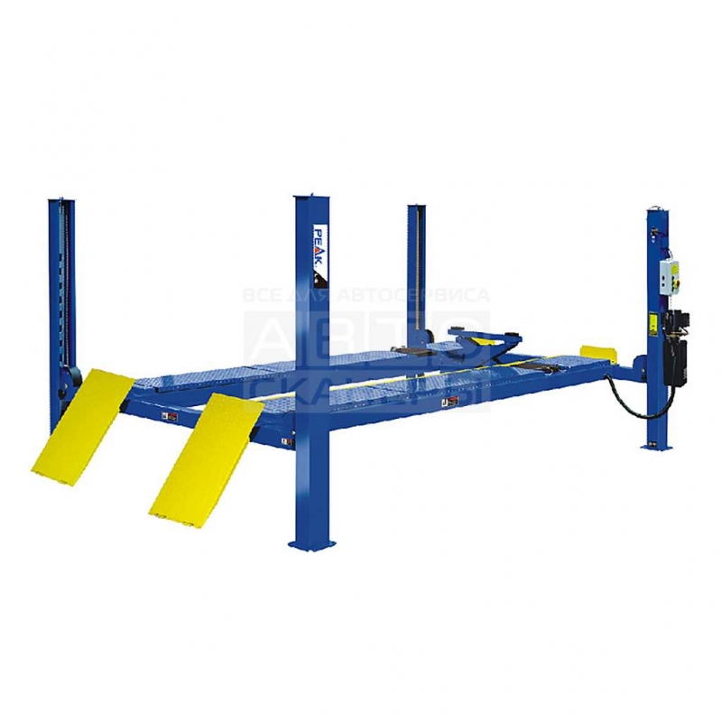 Подъемник четырехстоечный PEAK 412А, для сход развала, г/п 5.5 т, электрогидравлический Подъемник четырехстоечный PEAK 412А, для сход развала, г/п 5.5 т, электрогидравлический