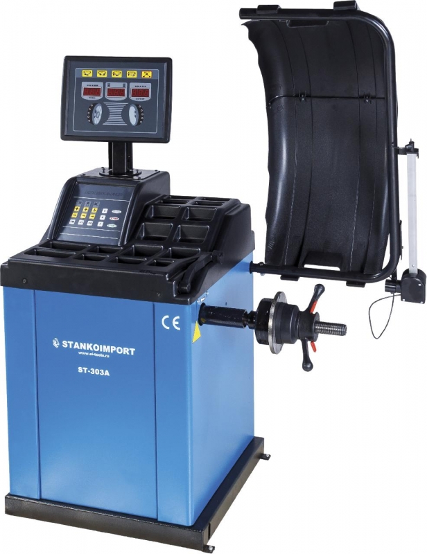 Балансировочный станок СтанкоИмпорт ST-303A, автоматический, 10-24", ЖК-монитор Балансировочный станок СтанкоИмпорт ST-303A, автоматический, 10-24", ЖК-монитор