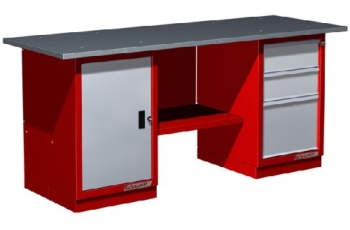 Верстак двухтумбовый слесарный металлический FERRUM 01.222 Верстак двухтумбовый слесарный металлический FERRUM 01.222