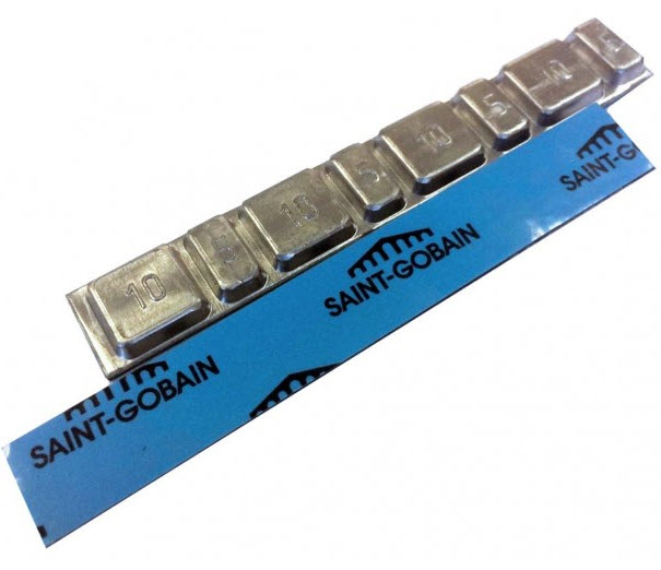 Самоклеющиеся грузики Clipper Saint-Gobain 60 г, 50 шт, 0051SG Самоклеющиеся грузики Clipper Saint-Gobain 60 г, 50 шт, 0051SG