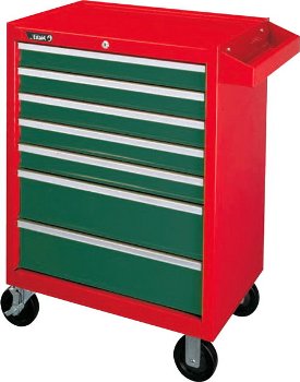 Тележка инструментальная 7 ящиков HANS 9917HQ Тележка инструментальная 7 ящиков HANS 9917HQ