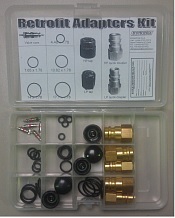 Набор адаптеров для обслуживания кондиционеров ECOTECHNICS AEK 180 Набор адаптеров для обслуживания кондиционеров ECOTECHNICS AEK 180