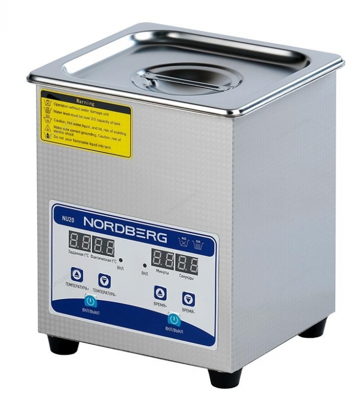 Ультразвуковая ванна Nordberg NU20, с подогревом, 2 л Ультразвуковая ванна Nordberg NU20, с подогревом, 2 л