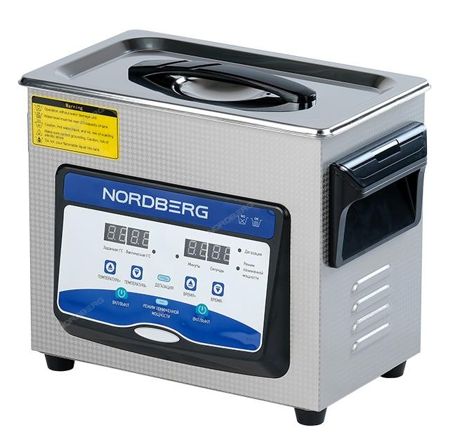 Ультразвуковая ванна Nordberg NU32D, с подогревом, 3,2 л Ультразвуковая ванна Nordberg NU32D, с подогревом, 3,2 л