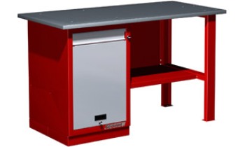 Слесарный металлический однотумбовый верстак FERRUM 01.101 Слесарный металлический однотумбовый верстак FERRUM 01.101