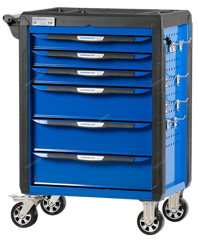 Тележка инструментальная NORDBERG T6P, 6 ящиков Тележка инструментальная NORDBERG T6P, 6 ящиков