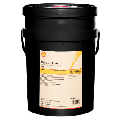 Циркуляционное масло Shell Morlina S2 BL 10, 20л Циркуляционное масло Shell Morlina S2 BL 10, 20л