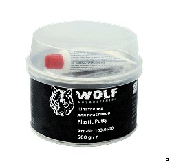 2К Шпатлевка для пластиков (500 г) WOLF 103.0500 2К Шпатлевка для пластиков (500 г) WOLF 103.0500