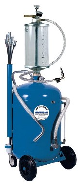 Пневмат. устройство для замены масла с предкамерой из оргстекла 80 л. OMA 837 Пневмат. устройство для замены масла с предкамерой из оргстекла 80 л. OMA 837