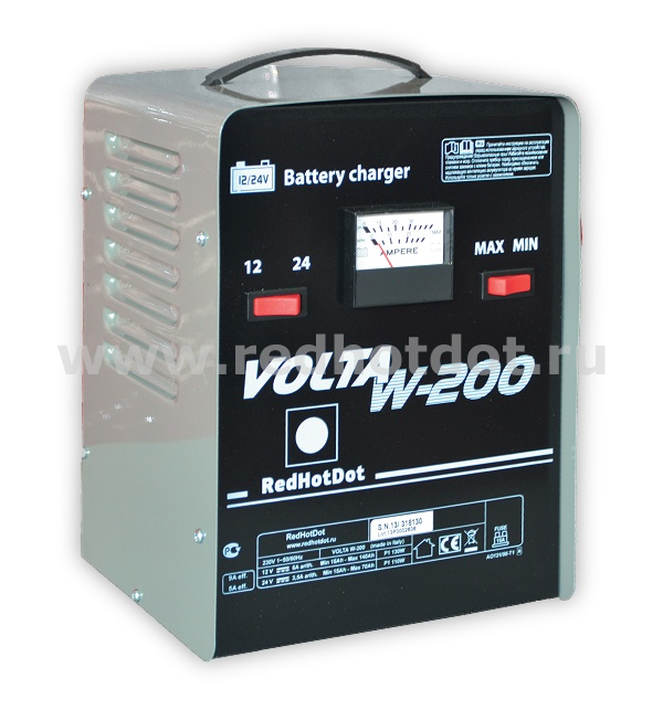 Устройство зарядное RedHotDot VOLTA W-200 (12-24В) Устройство зарядное RedHotDot VOLTA W-200 (12-24В)