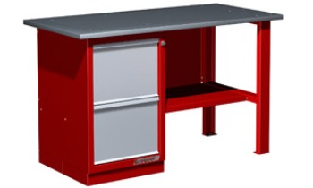 Слесарный металлический однотумбовый верстак FERRUM 01.102 Слесарный металлический однотумбовый верстак FERRUM 01.102