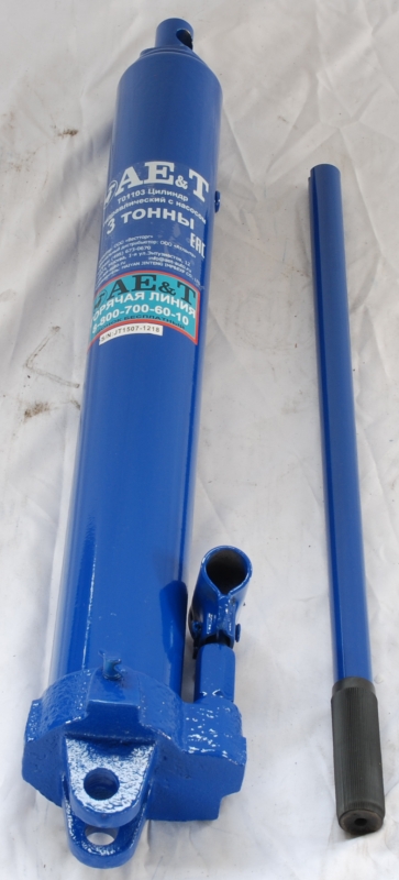 Гидравлический цилиндр AE&T T01103 3 т с насосом Гидравлический цилиндр AE&T T01103 3 т с насосом