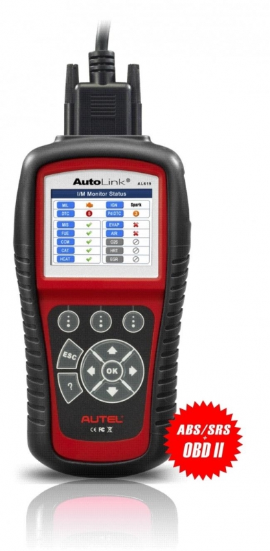 Автосканер диагностический Autel Autolink AL619, OBD II FULL + ABS + SRS/AIRBAG Автосканер диагностический Autel Autolink AL619, OBD II FULL + ABS + SRS/AIRBAG
