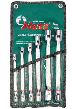 Набор ключей шарнирных HANS 16406М, 6 предметов Набор ключей шарнирных HANS 16406М, 6 предметов