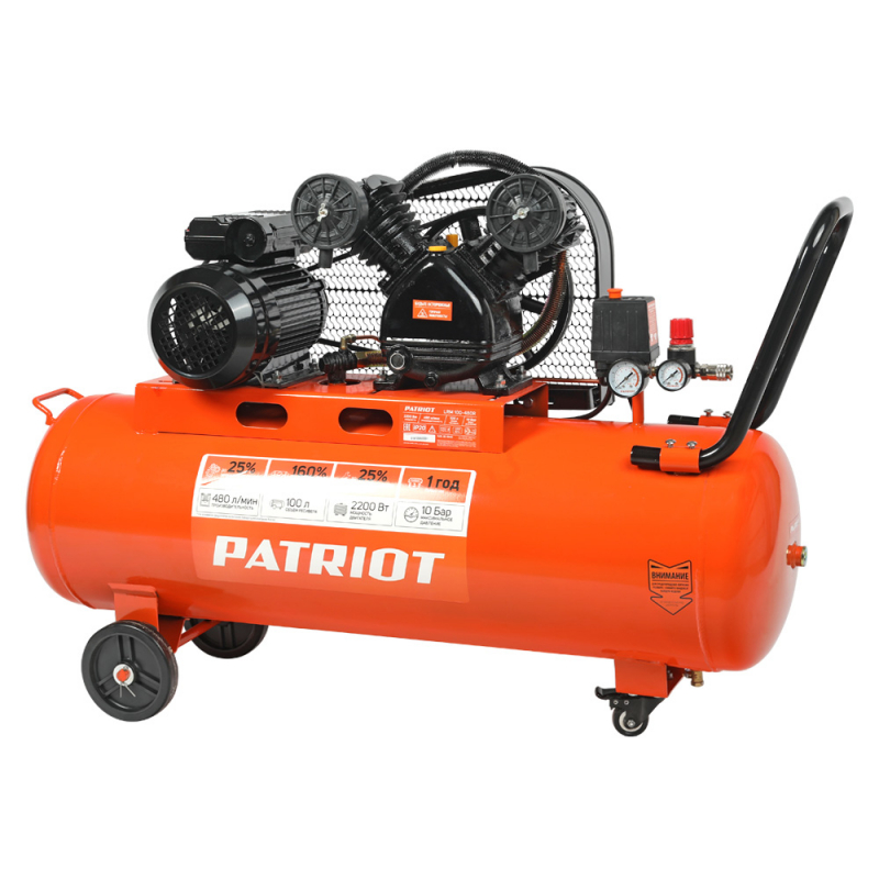 Компрессор поршневой Patriot LRM 100-480 R Компрессор поршневой Patriot LRM 100-480 R