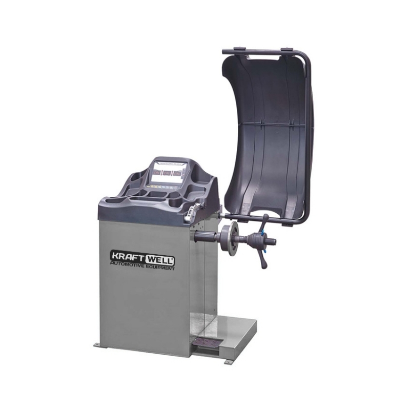 Балансировочный станок KraftWell KRW242, полуавтоматический, цифровой дисплей Балансировочный станок KraftWell KRW242, полуавтоматический, цифровой дисплей