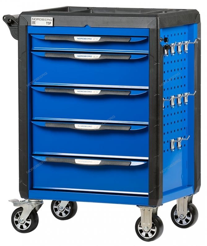 Тележка инструментальная NORDBERG T5P, 5 ящиков Тележка инструментальная NORDBERG T5P, 5 ящиков