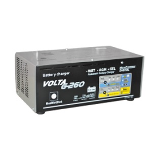 Устройство зарядное микропроцессорное RedHotDot VOLTA G-260 (6-12-24В) Устройство зарядное микропроцессорное RedHotDot VOLTA G-260 (6-12-24В)